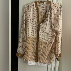 Soft Surroundings blouse with tank NWT